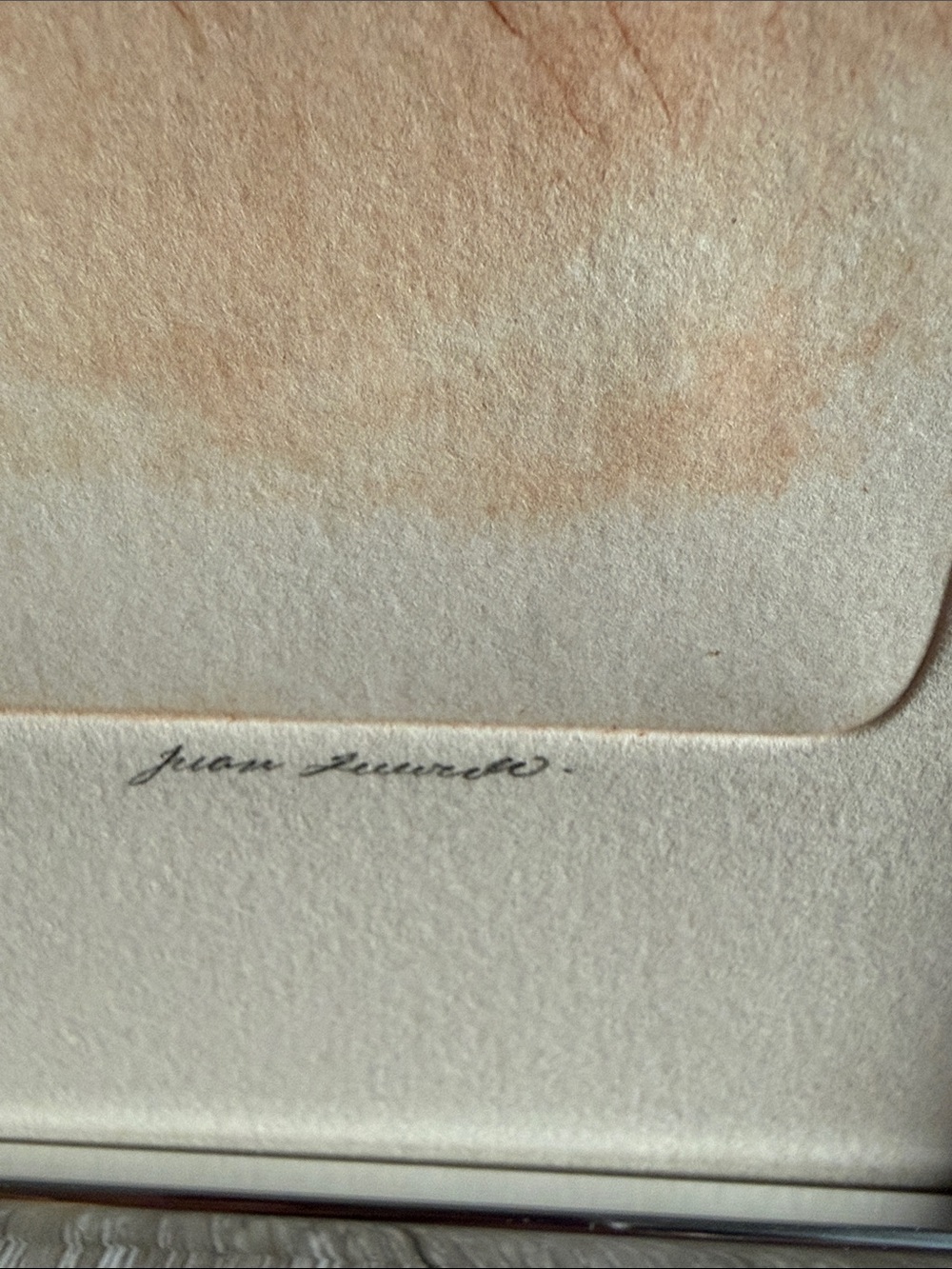 Vintage Juan Quevado Sunrise Bedroom Sketch Wall Art *Rare Find* - Picture 6 of 7